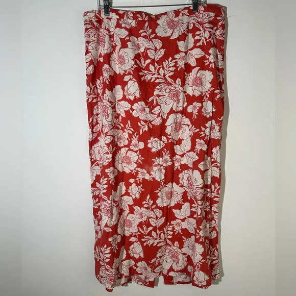 Old Navy NWOT High Waisted Linen Blend Maxi Skirt - Picture 3 of 7